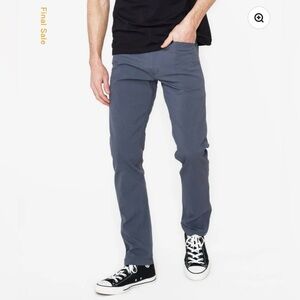 Western Rise AT‎ Pants Men's 30x31 Blue Gray Chino Stretch Durable Nylon Travel